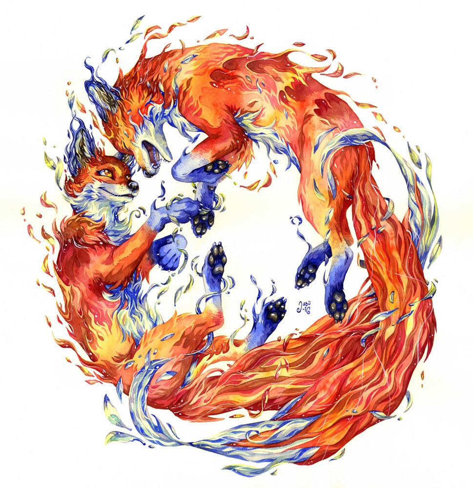 Print - Firefoxes